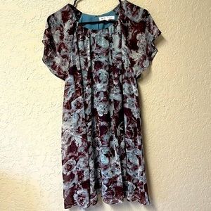 BCBGeneration Beautiful Size M Dress Purple And Light‎ Blue.